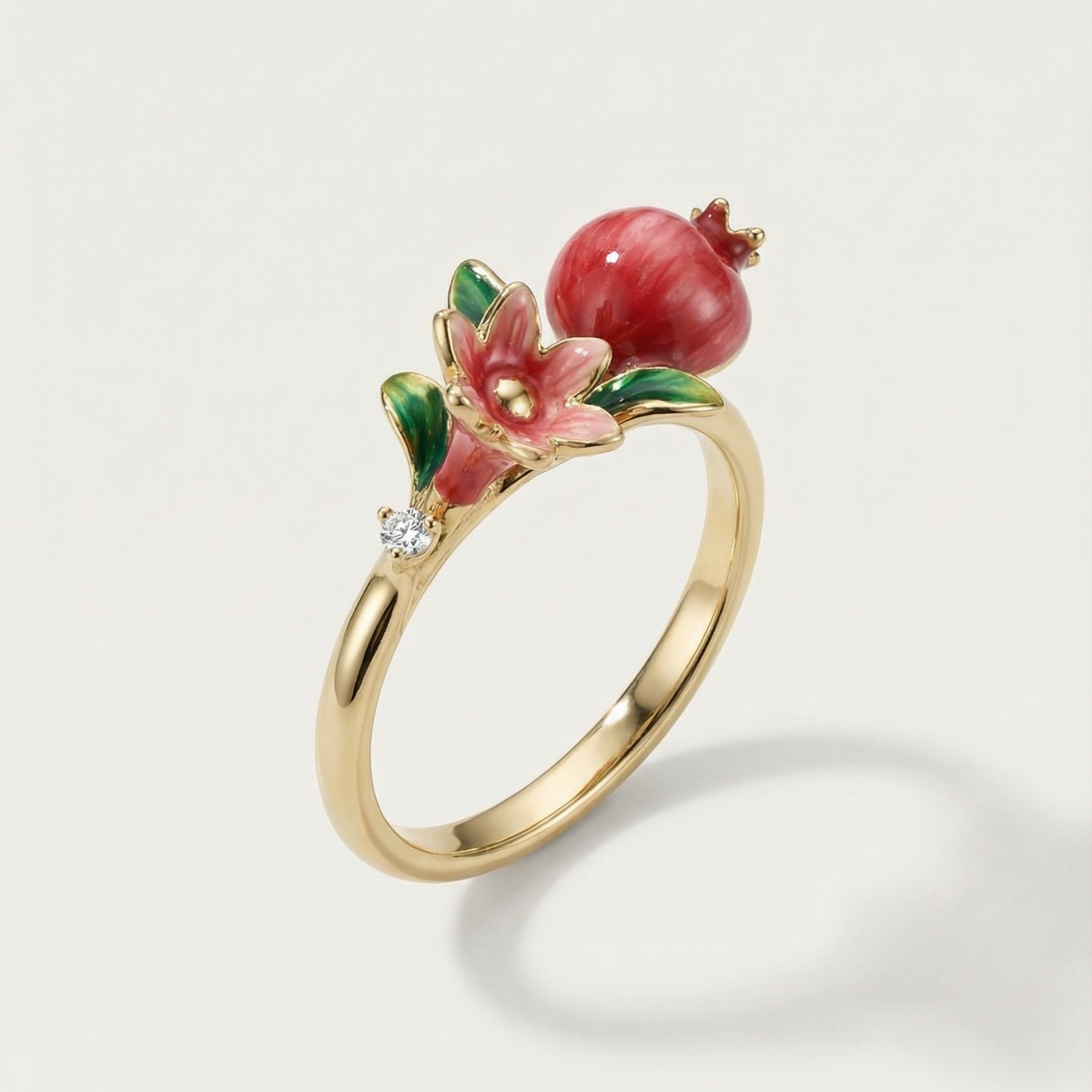 The Anaar Enamel Ring Soléi