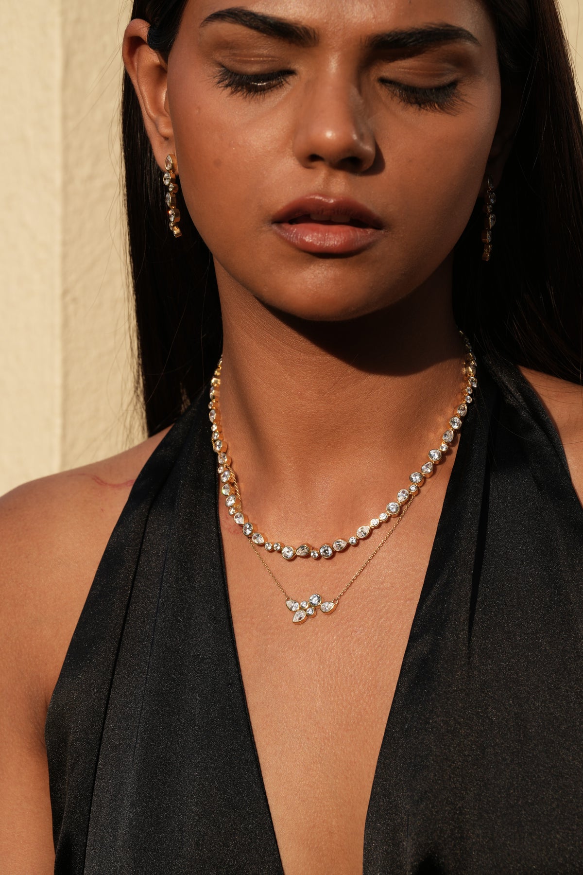 The Sequence Pendant worn by model (PRA02735)