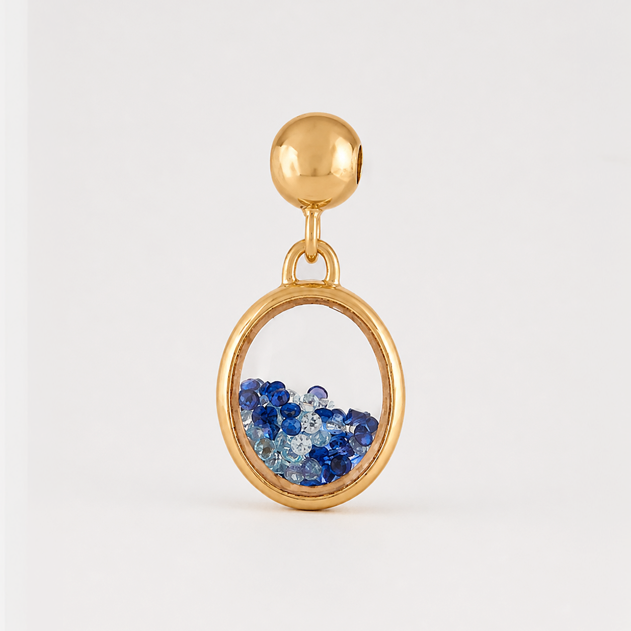 Oval Pebble Charm