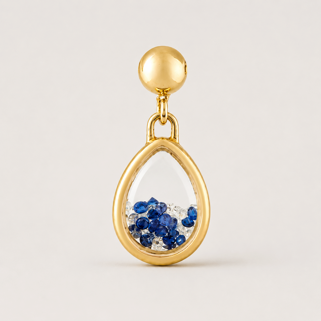 Blue Drop Charm