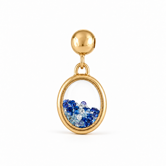 Oval Pebble Charm