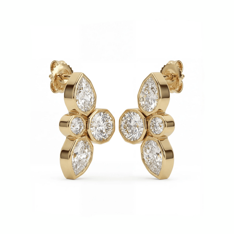 The Sequence Stud Earrings Soléi