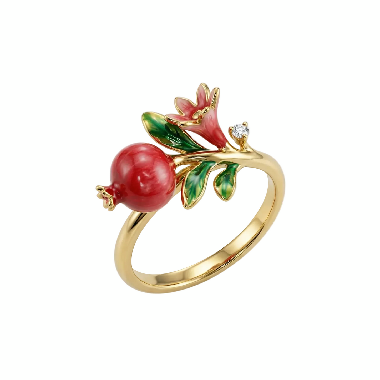 The Anaar Enamel Ring Soléi