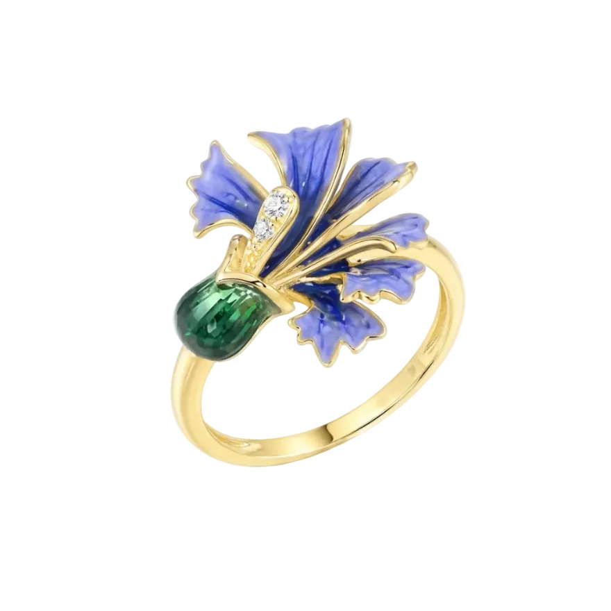 The Iris Enamel Ring Soléi