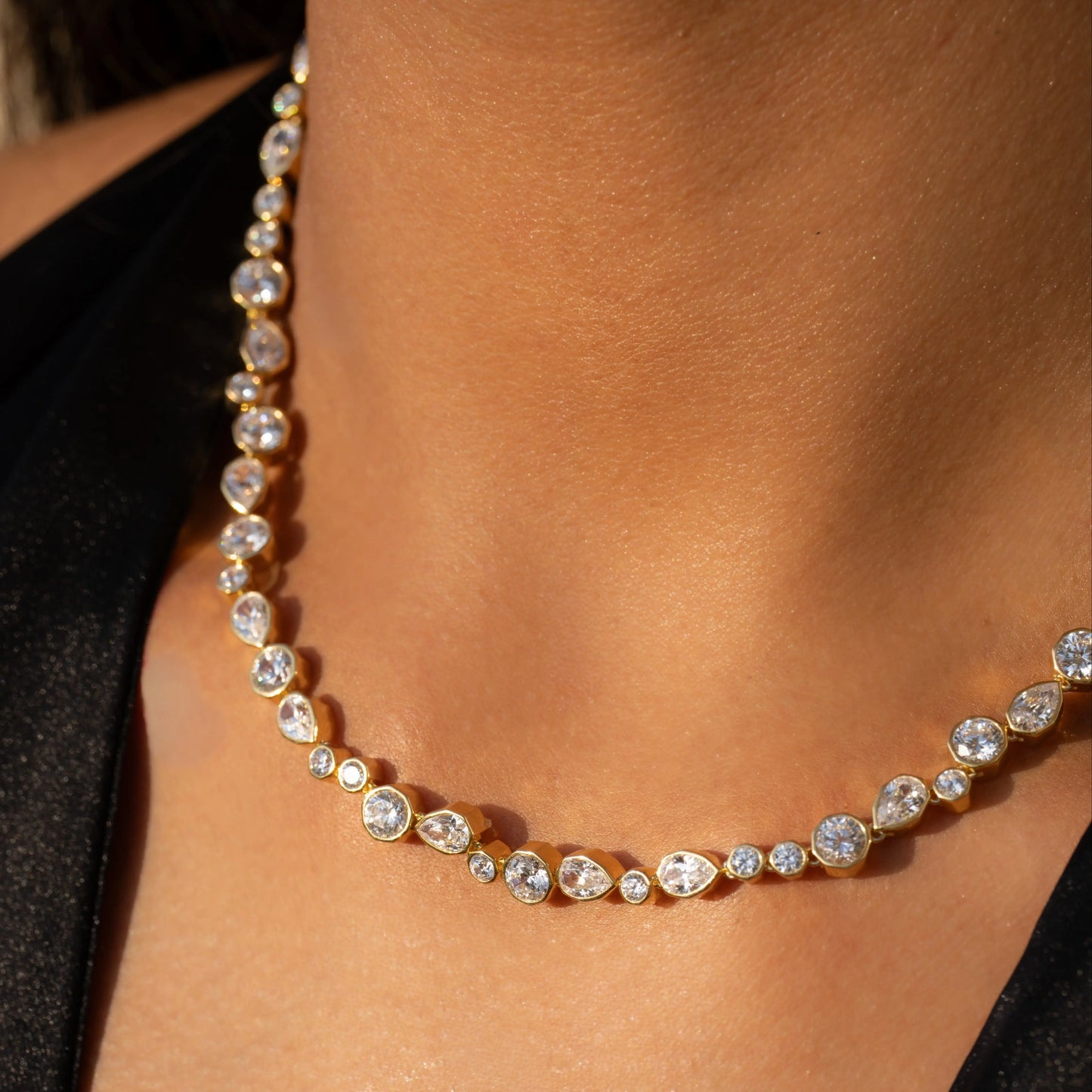 The Sequence Tennis Necklace Soléi