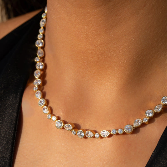The Sequence Tennis Necklace Soléi