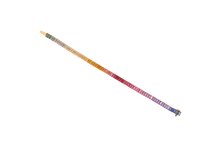 The Rainbow Tennis Bracelet