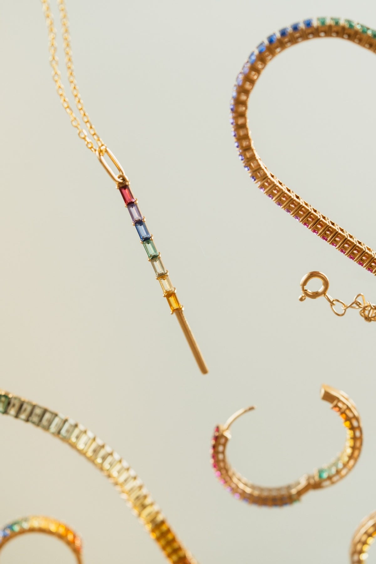 The Rainbow Colour Note Pendant